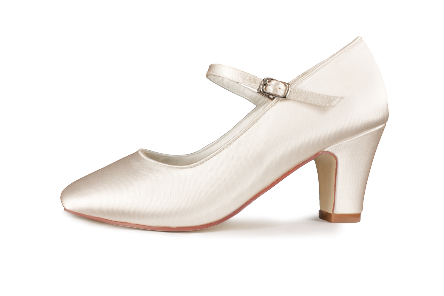 einfäbbare Brautschuhe Samy ivory satin