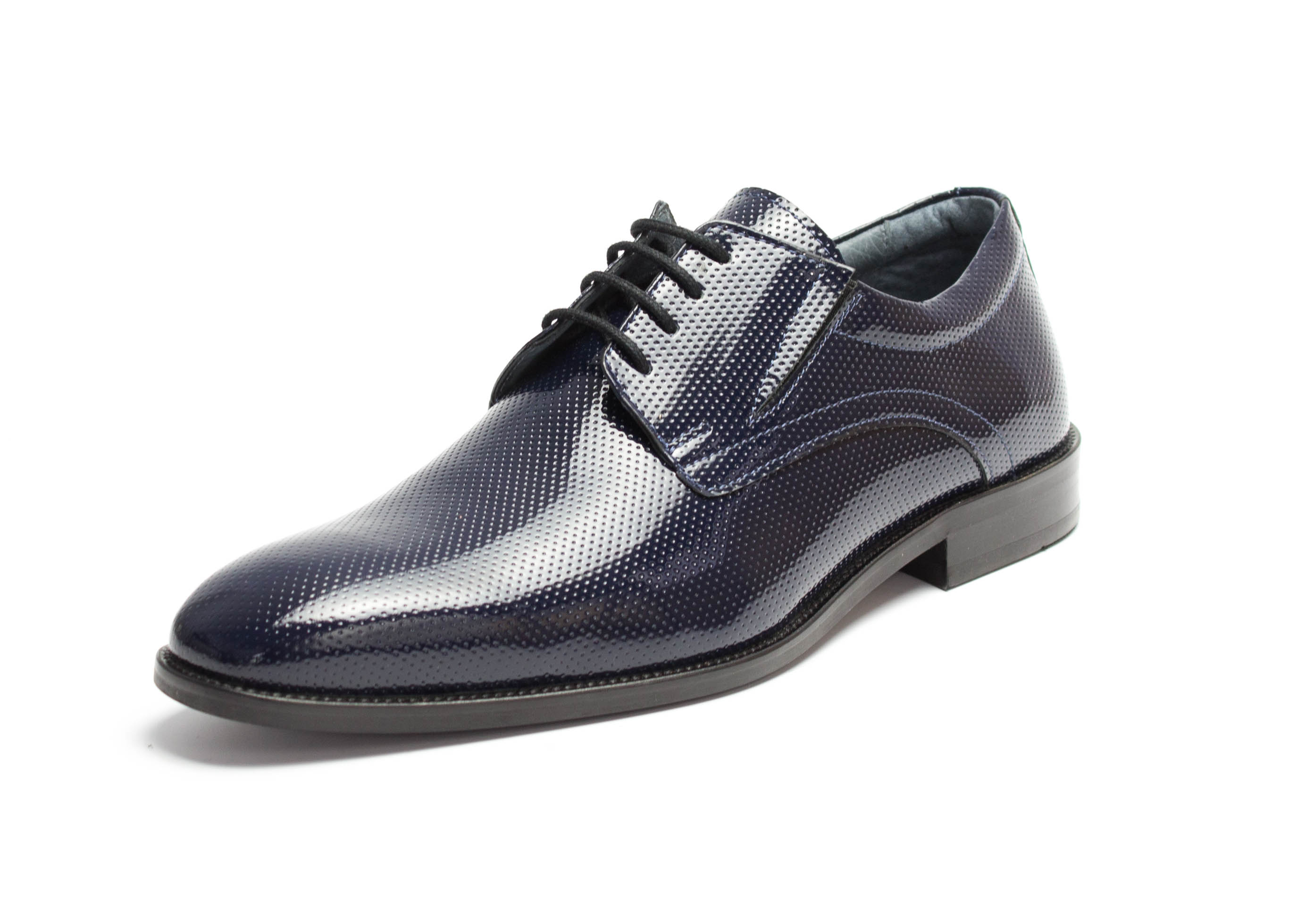 Derbyschuhe Ace-TS royalblau perforiert