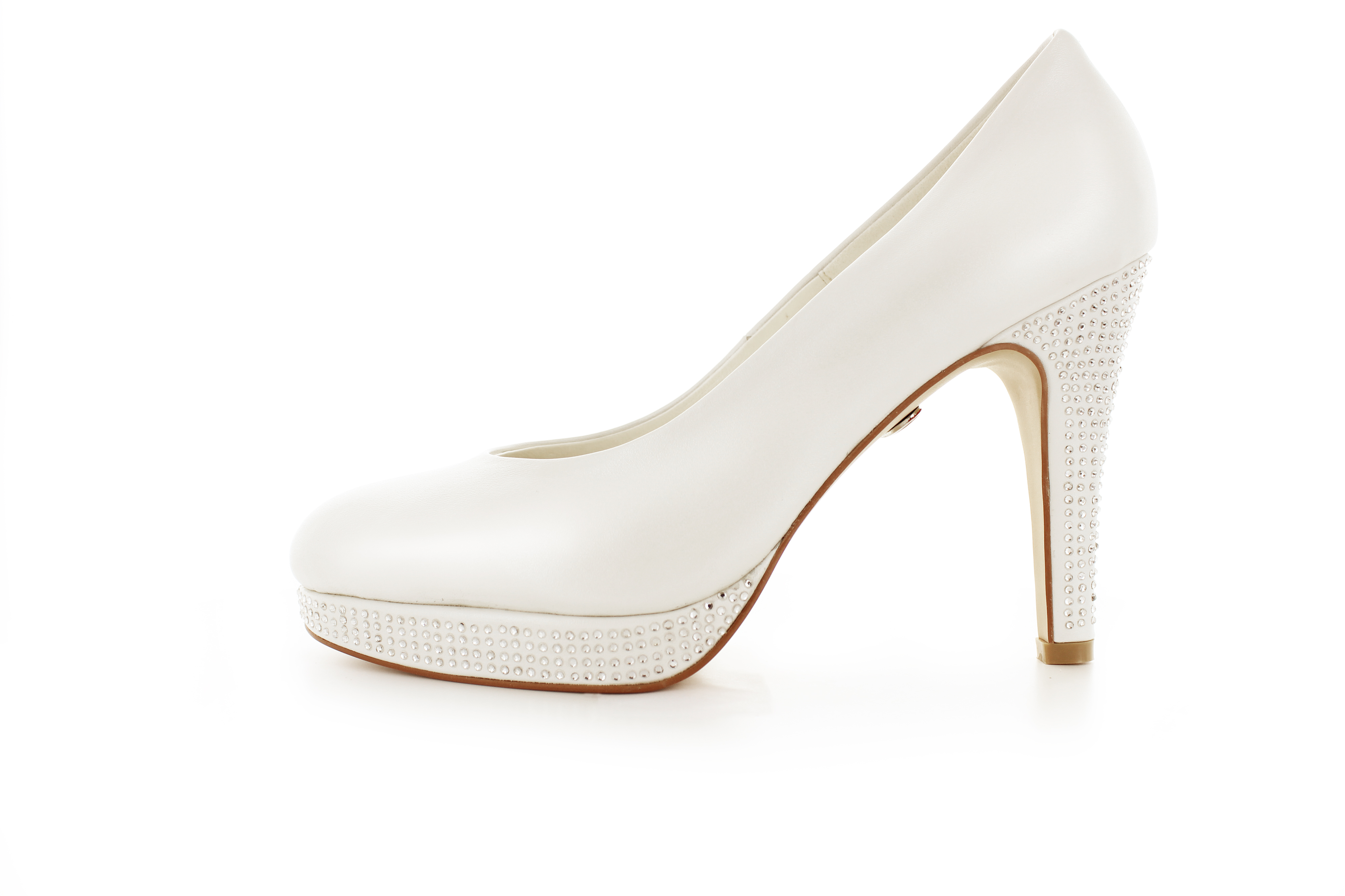 Brautschuhe Ava offwhite Leder