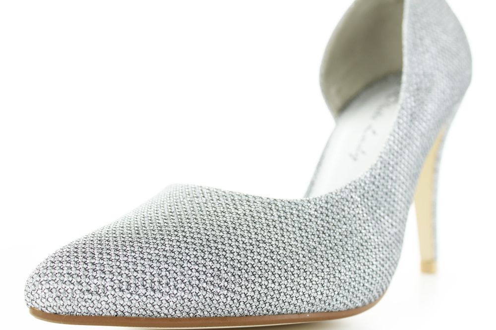 D'orsay Pumps Lucia silber Glitter