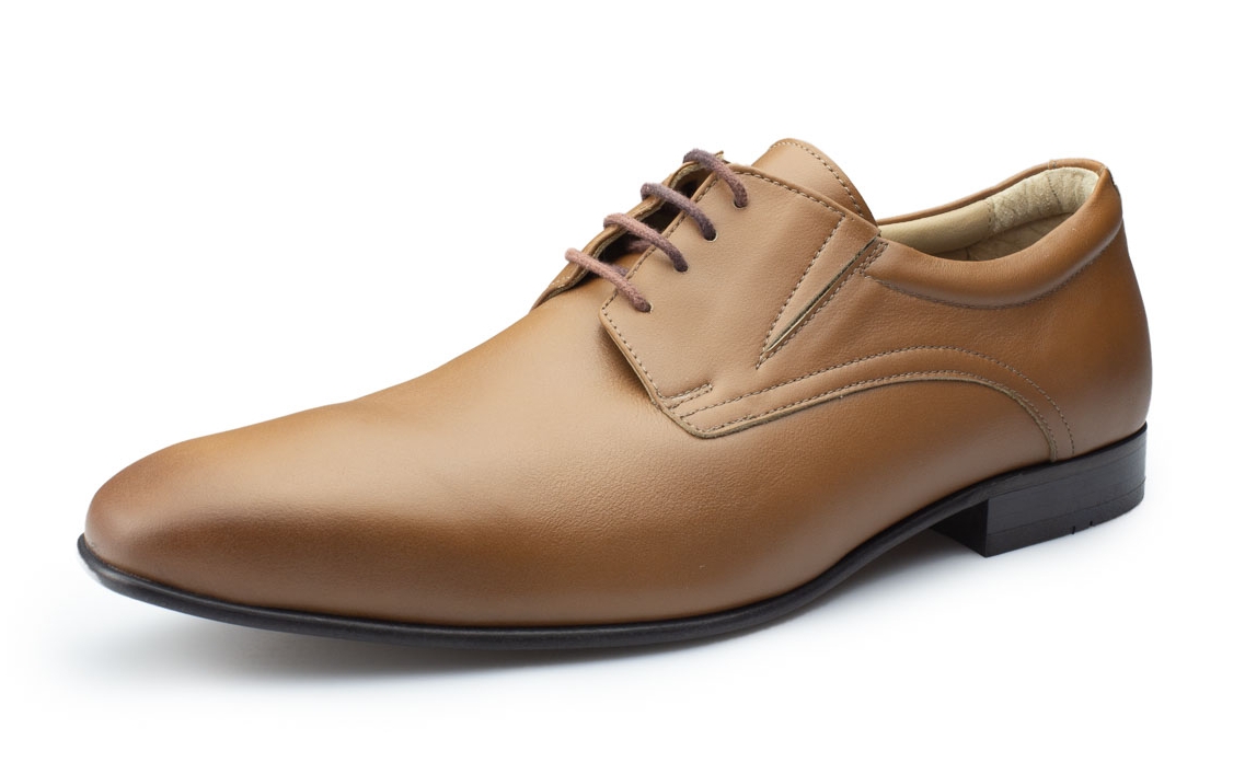 Derbyschuhe Ace-LS cognac Nappaleder