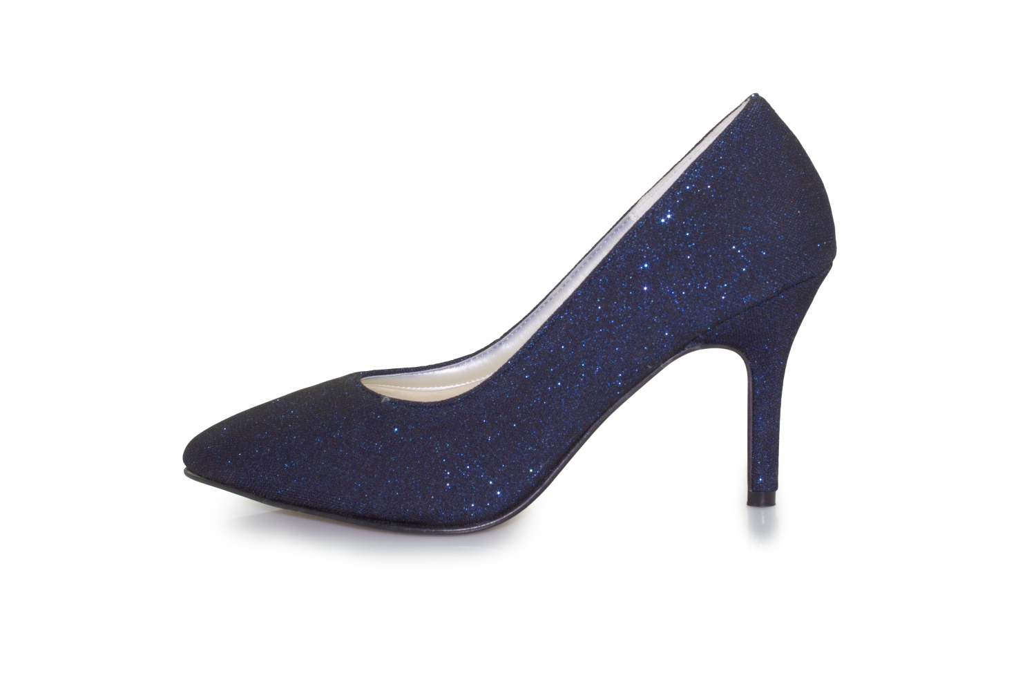 Glitter Pumps Klara magic-blue