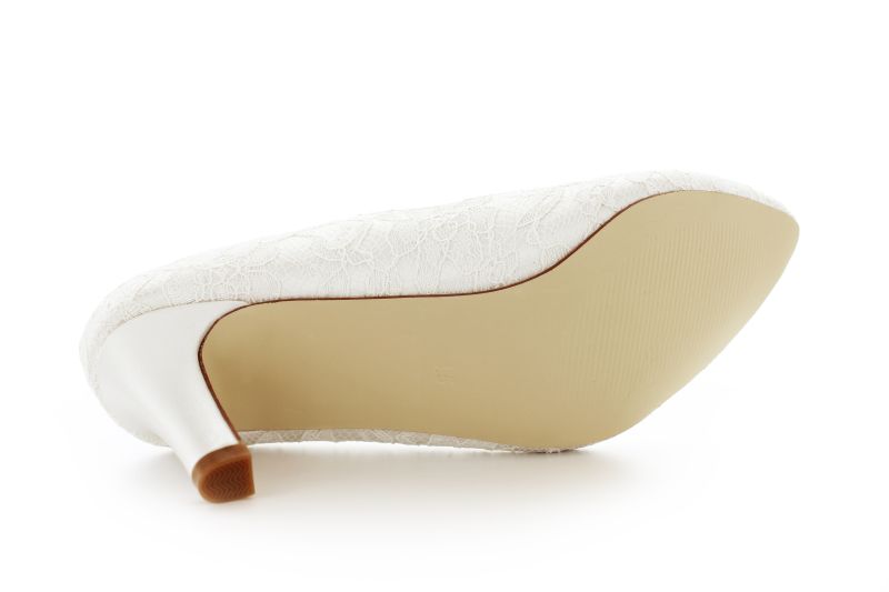 Brautschuhe Clea ivory Spitze