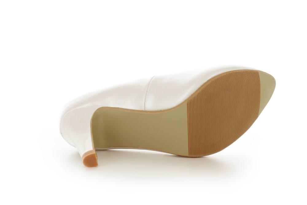Brautschuhe Destiny ivory Lack