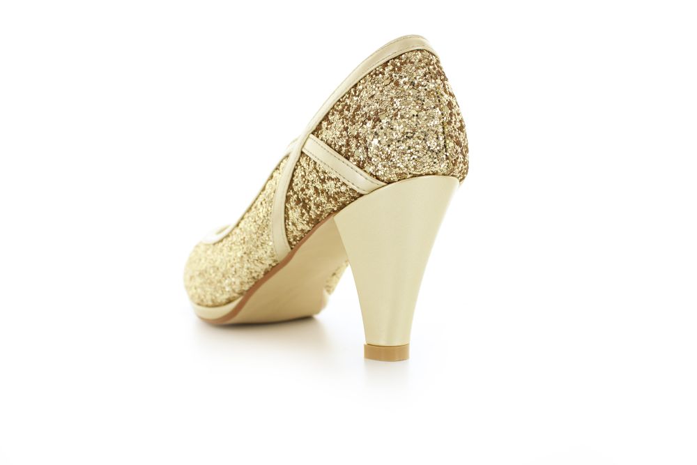 Glitter Pumps Kim gold