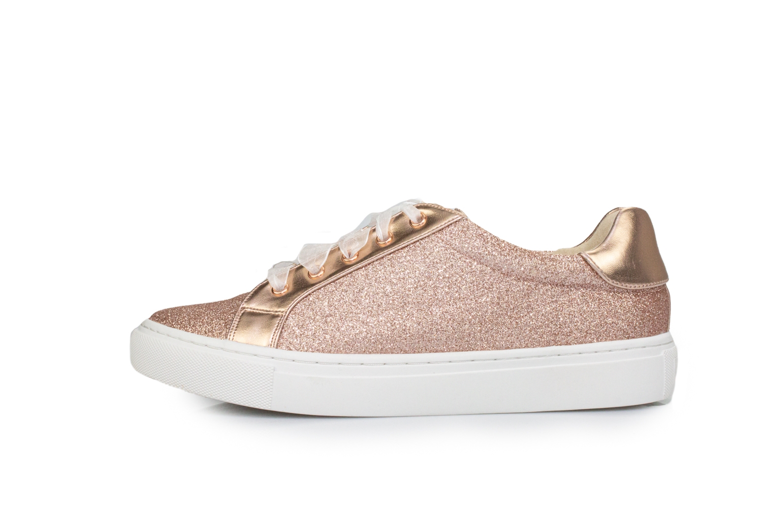 Brautsneaker Sneaky 2.0 roségold Glitter