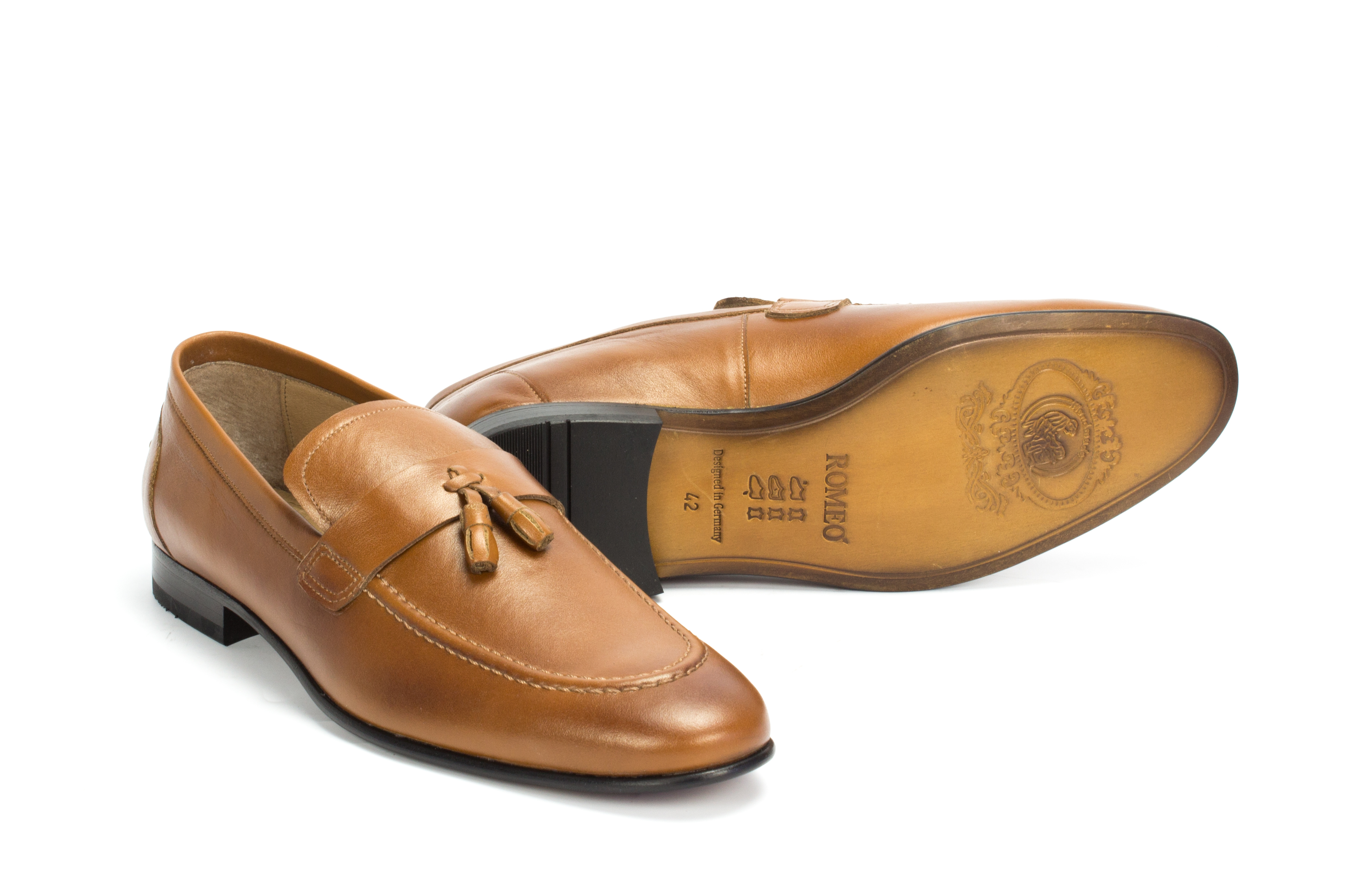 Slipper Herrenschuhe Oliver cognac Nappa