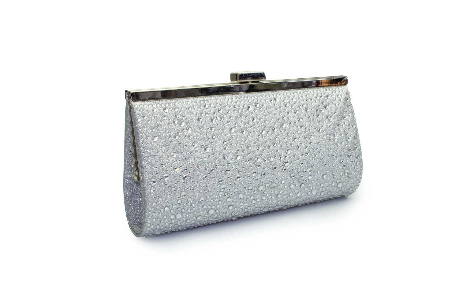 Valentina-silber-klein Clutch Valentina silber-zirkonia
