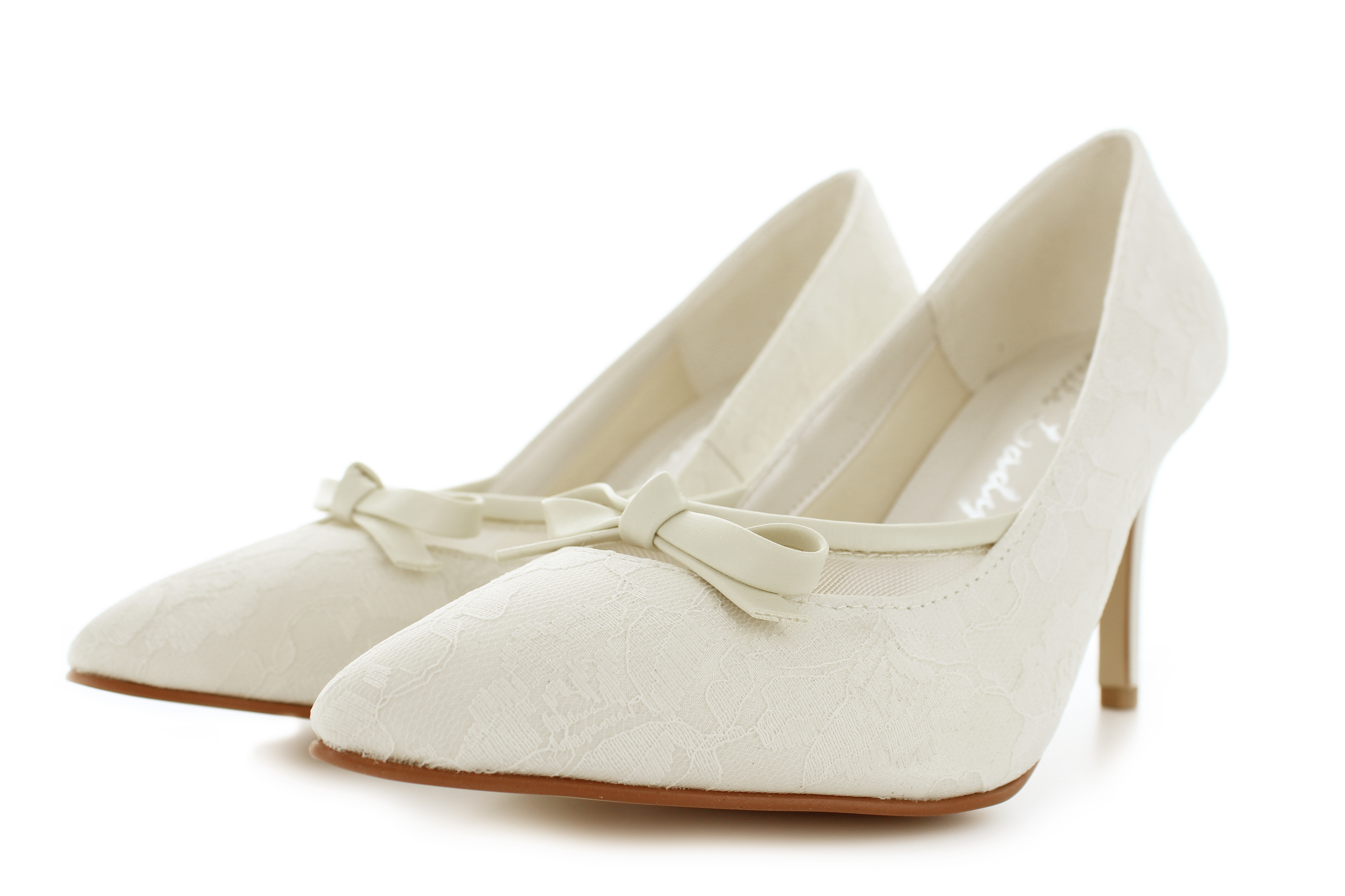 Vintage Brautschuhe Rosaline ivory-cream