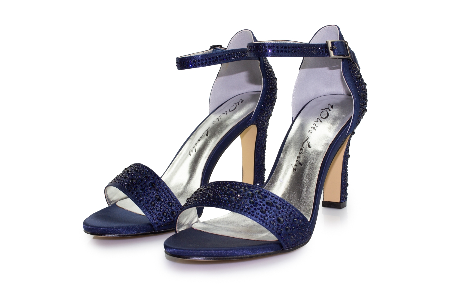 Glitter Sandalette Dali blau-zirkonia