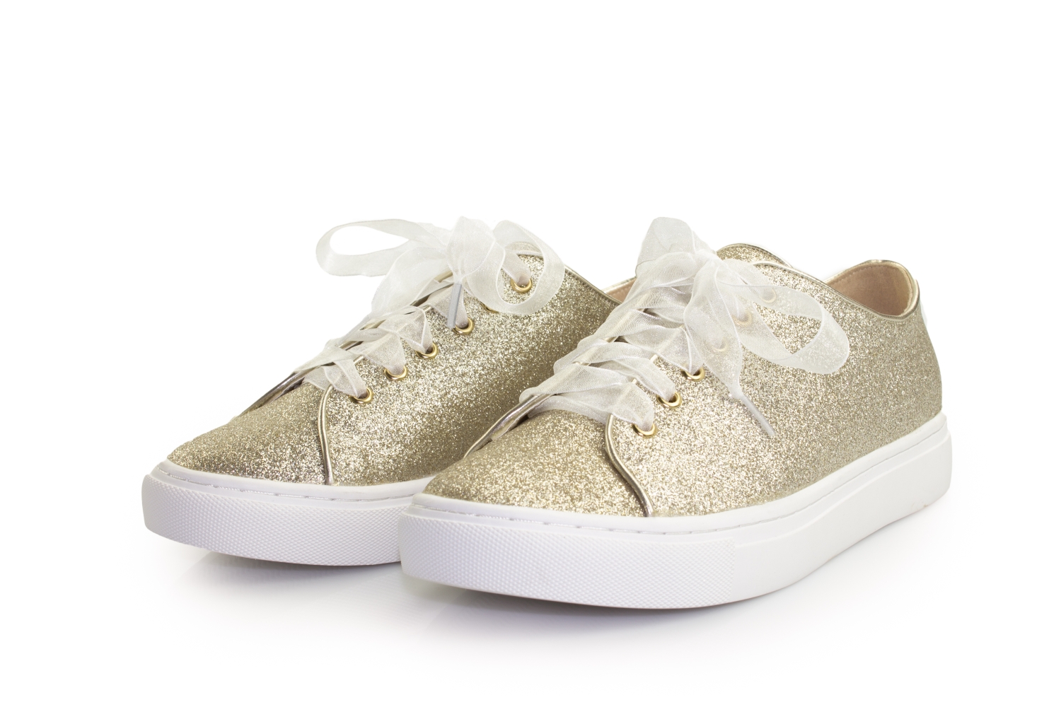 Brautsneaker Sneaky champagner-glitter