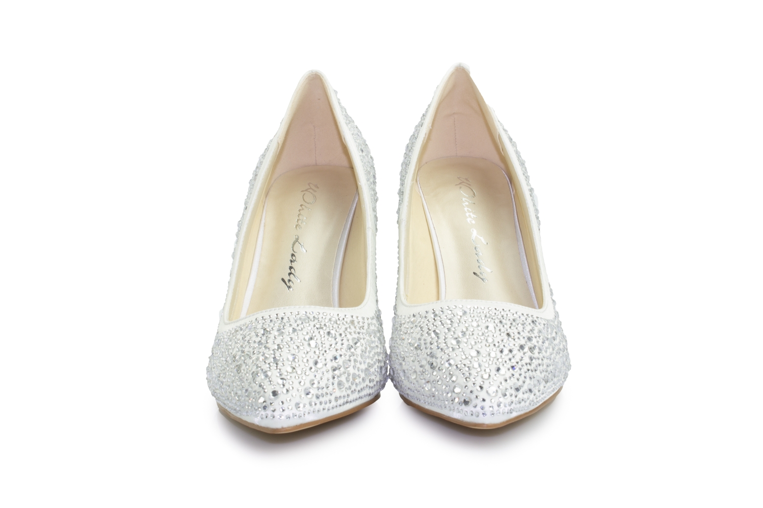 Strass Brautschuhe Diva ivory-zirkonia