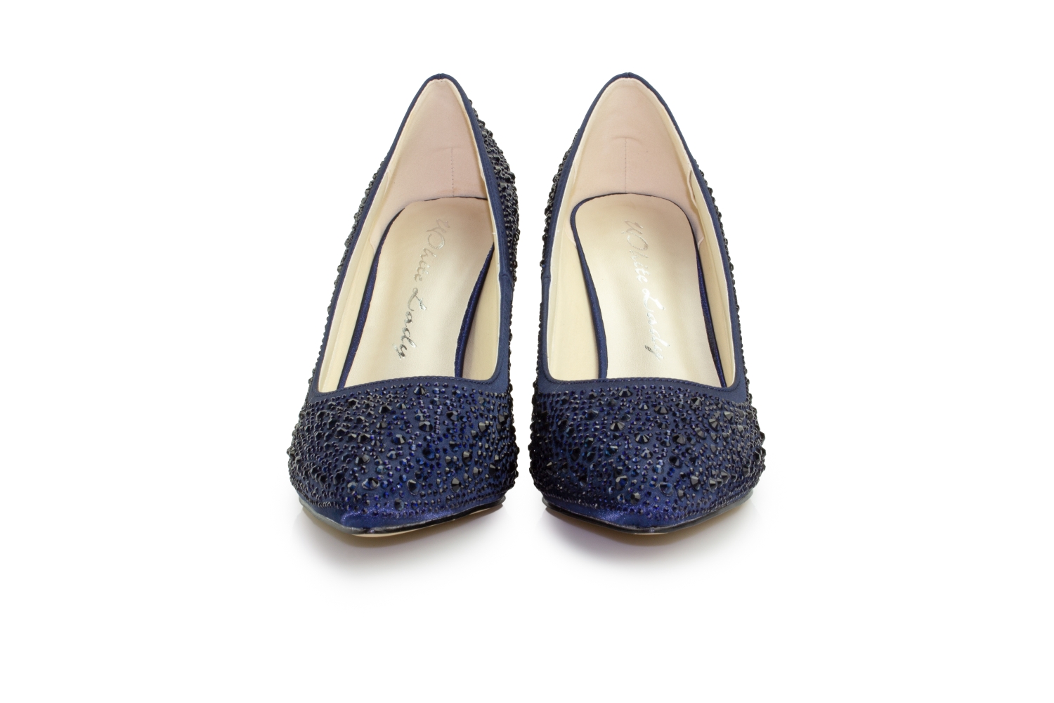 Glitter Pumps Diva blau-zirkonia