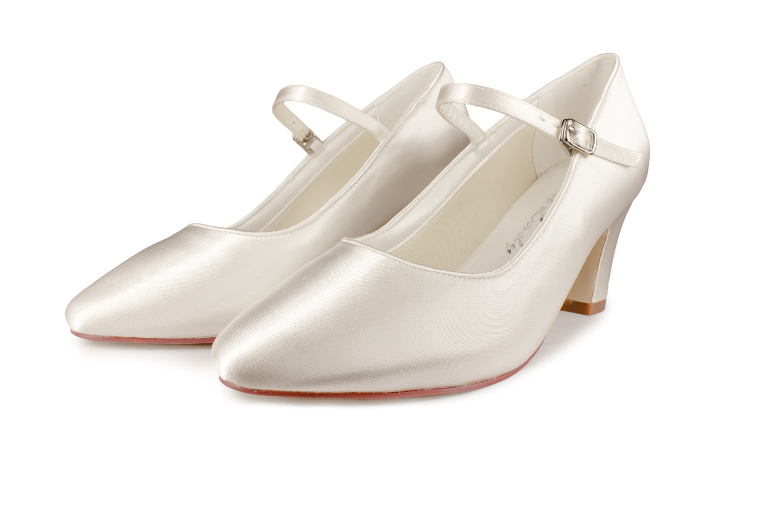 einfäbbare Brautschuhe Samy ivory satin