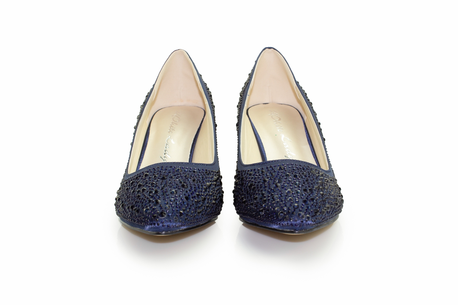 Glitter Pumps Dina blau-zirkonia