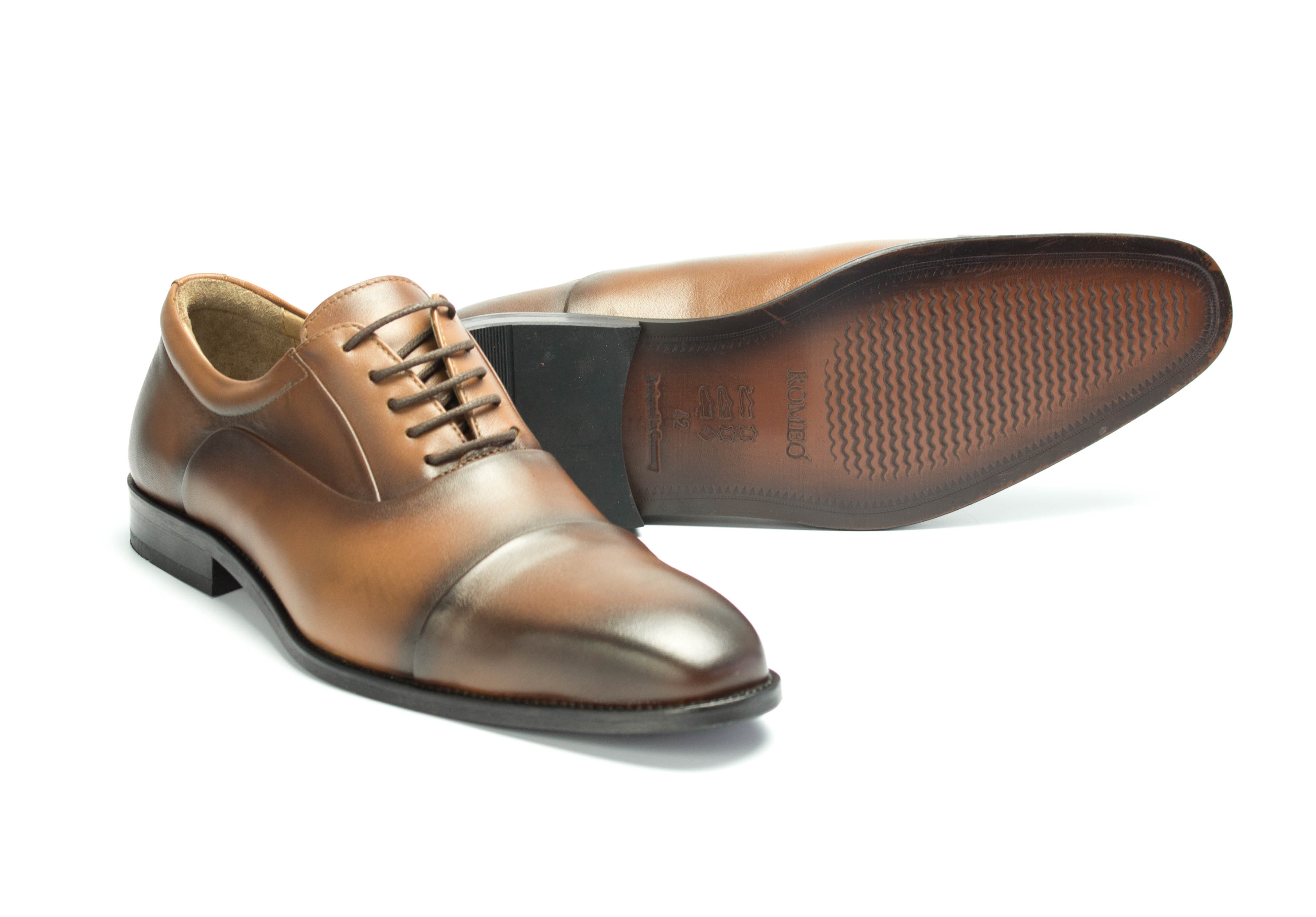 Oxford Herrenschuhe Darcy cognac Thunitsohle