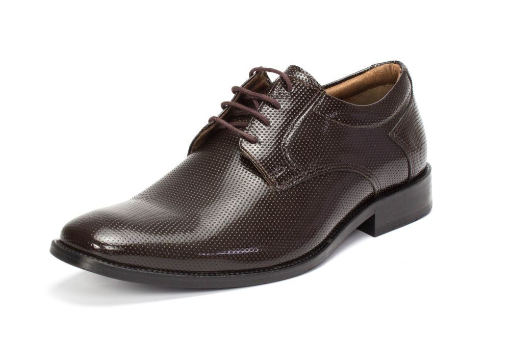 Derbyschuhe Lucien-TS mahagoni perforiert