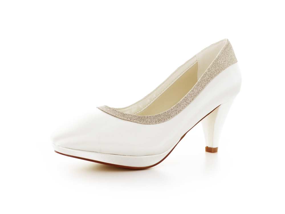 Brautschuhe Salome ivory-champagner 