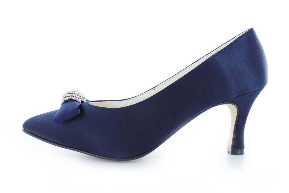 Vintage Pumps Igrid ocean Satin