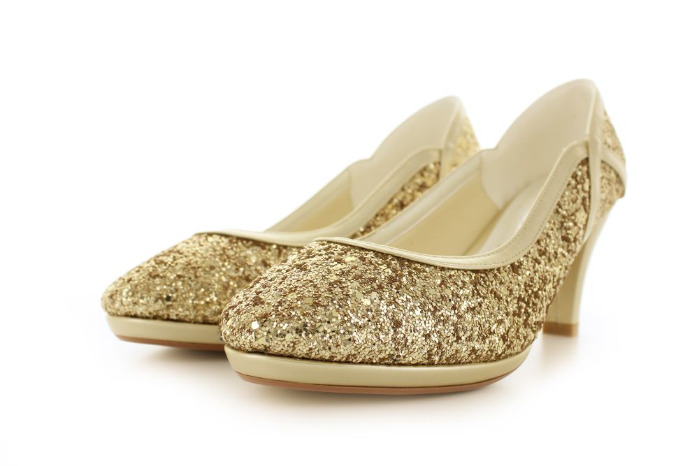 Glitter Pumps Kim gold