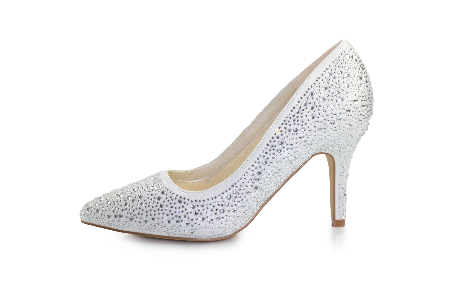 Strass Brautschuhe Diva ivory-zirkonia