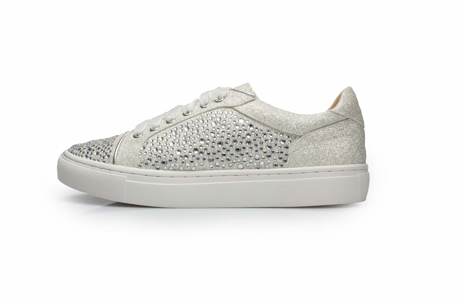 Brautsneaker Cheeky ivory Glitter-Zirkonia