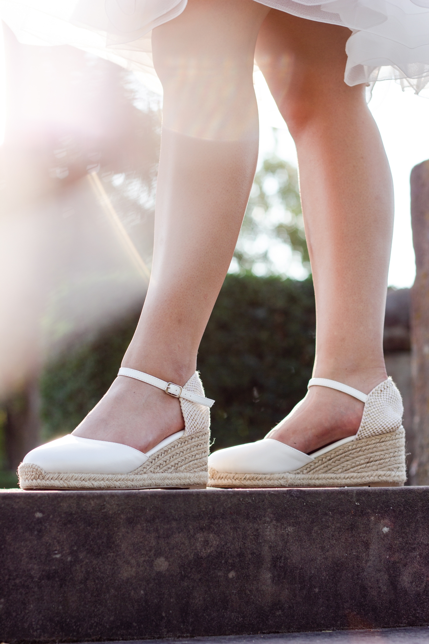 Brautschuhe Espa offwhite Leder