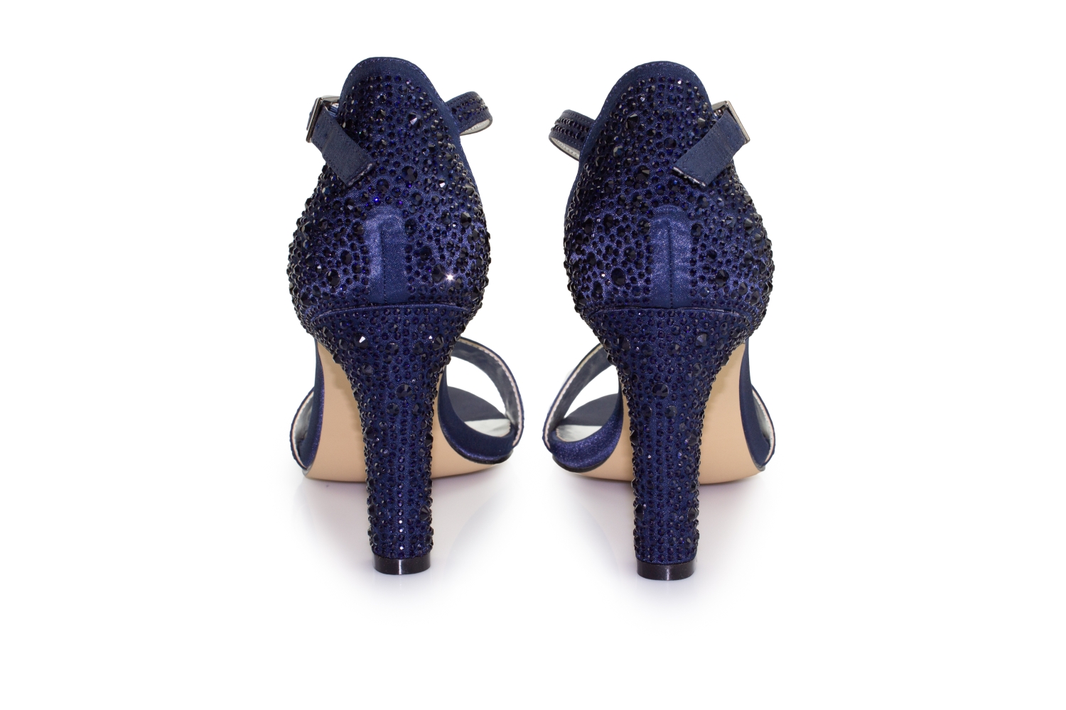 Glitter Sandalette Dali blau-zirkonia