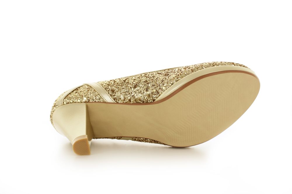 Glitter Pumps Kim gold