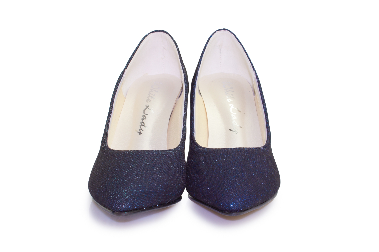 Glitter Pumps Klara magic-blue