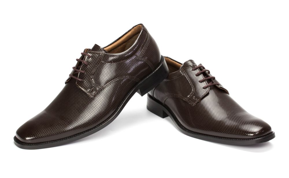 Derbyschuhe Lucien-TS mahagoni perforiert