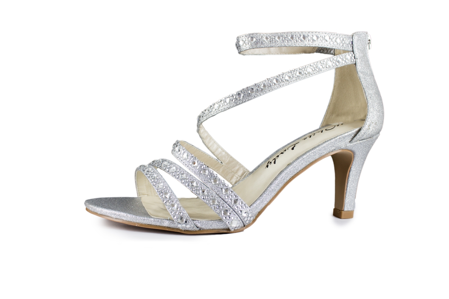 865-silber-glitter Sandalette Grace silber-Glitter