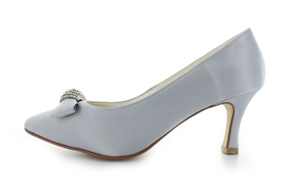 Vintage Pumps Igrid platin Satin