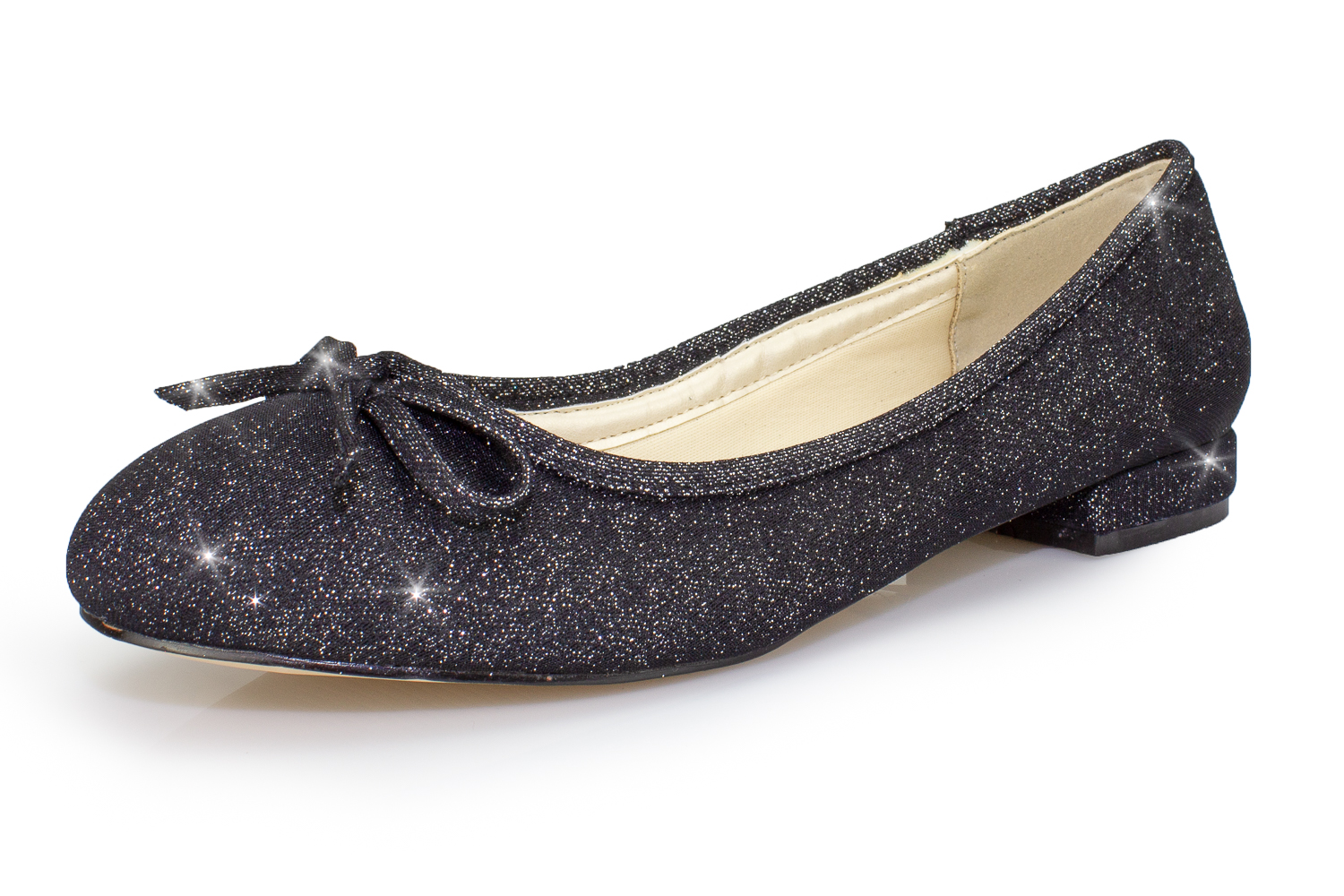 Glitter Ballerina - Antonia magic-black Softglitter Glitter Ballerina - Antonia magic-black Softglitter