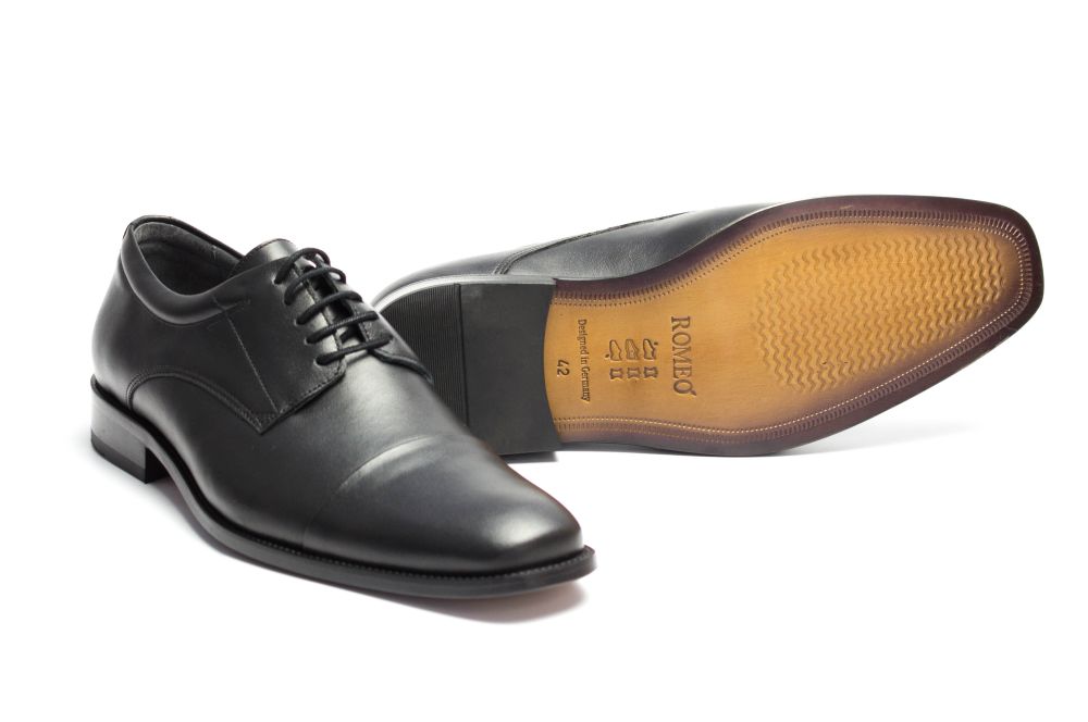 Oxford Herrenschuhe Heartbreaker schwarz Ledersohle