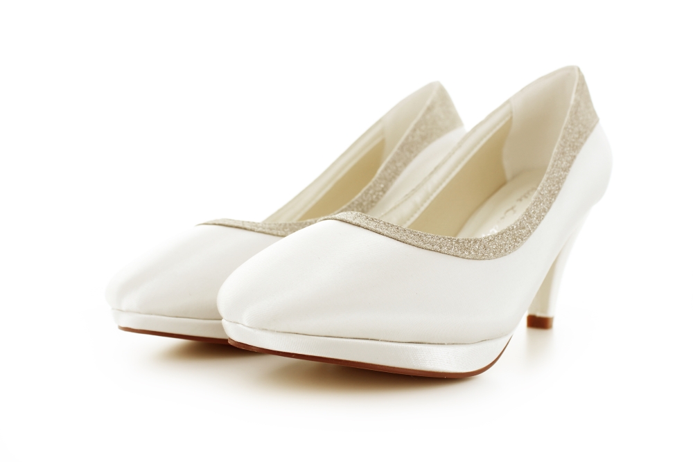 Brautschuhe Salome ivory-champagner 