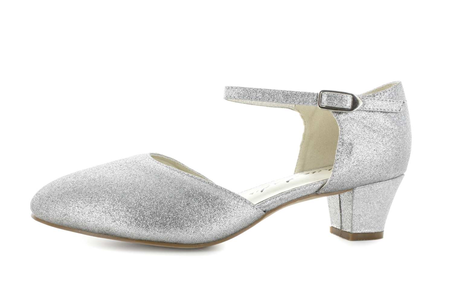 weite Pumps Annabell silber-Glitter