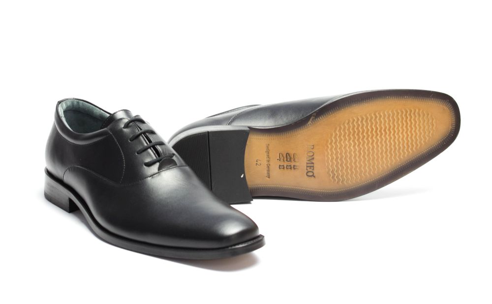 Oxford Herrenschuhe Astair schwarz Ledersohle