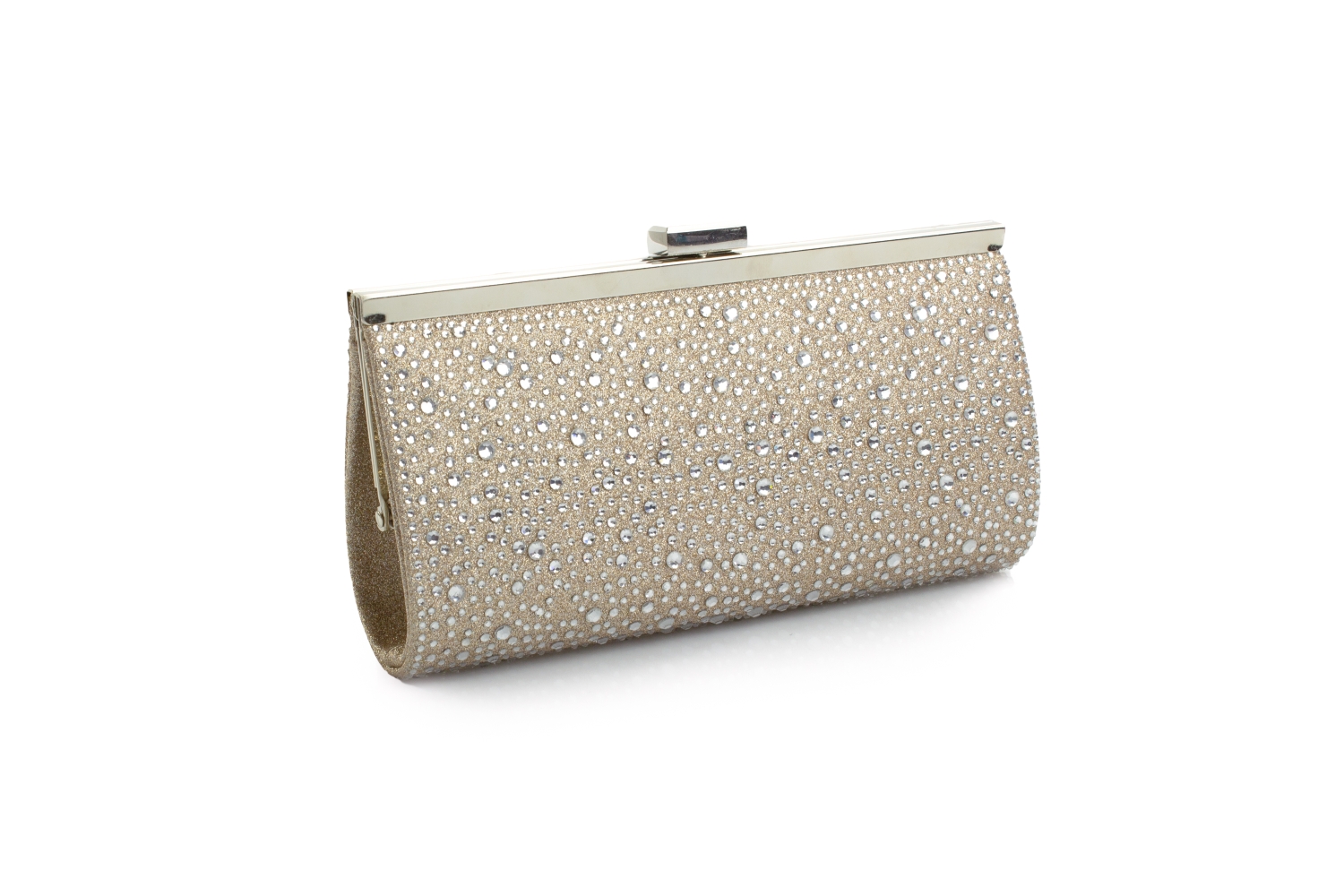 Clutch Valentina champagner-zirkonia