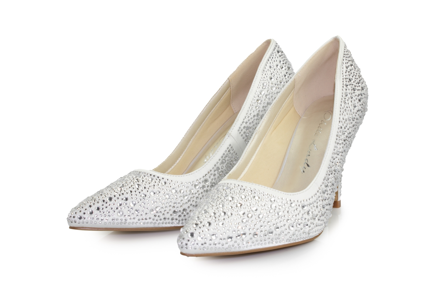 Strass Brautschuhe Diva ivory-zirkonia