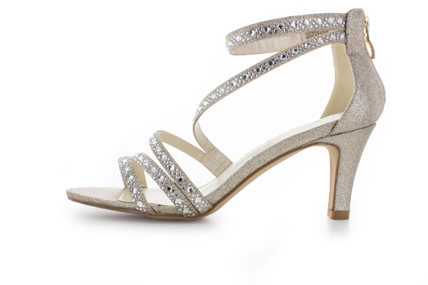 Sandalette Grace champagner-Glitter