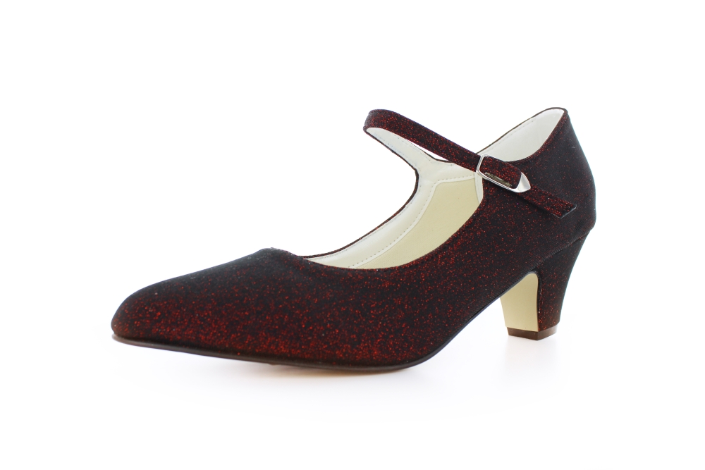 Glitter Pumps Victoria magic red