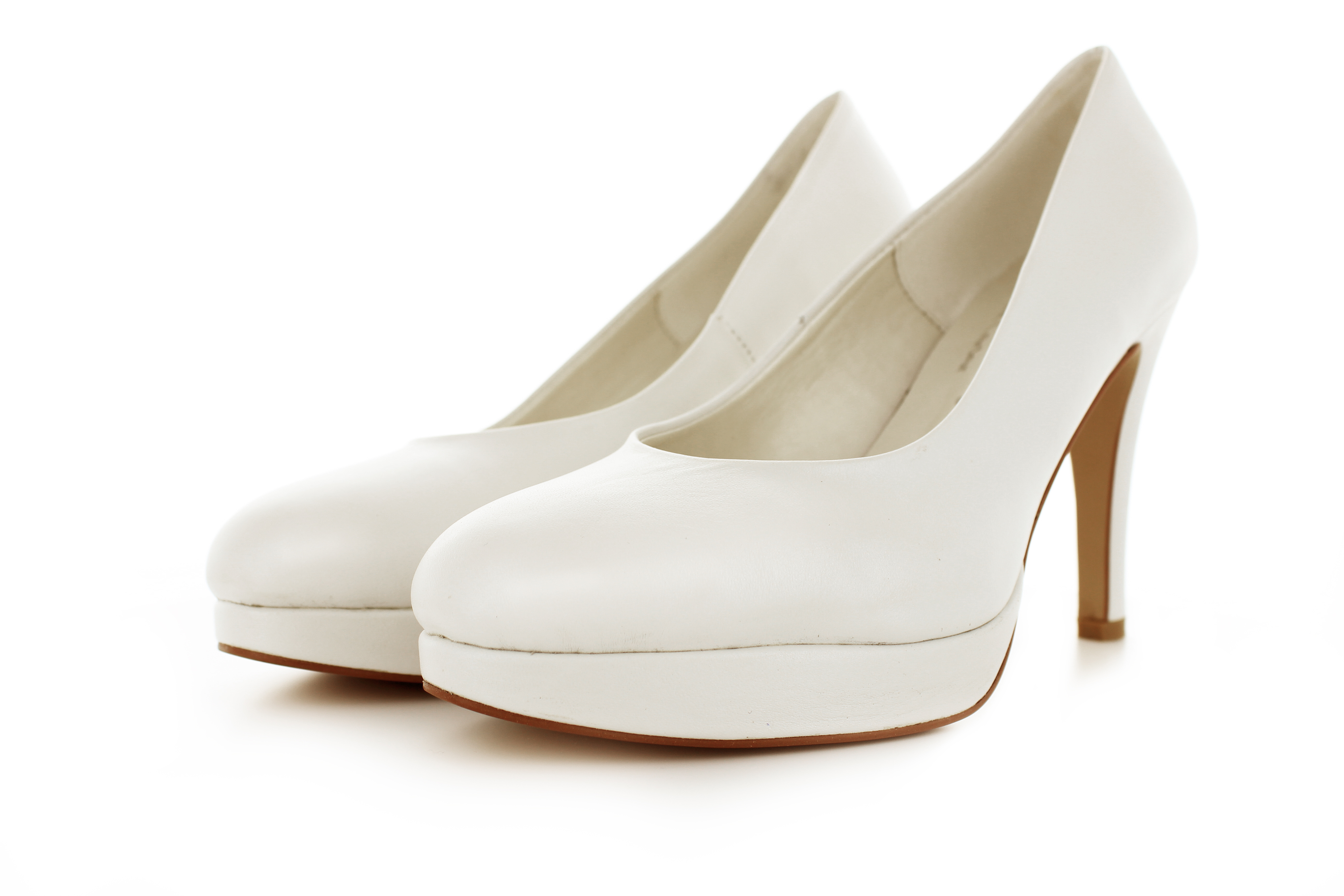 Brautschuhe Aurelia offwhite Leder