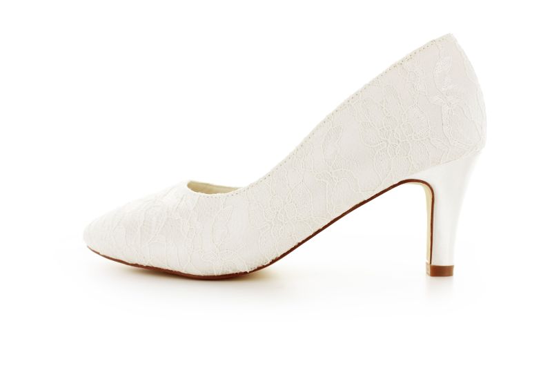 Brautschuhe Clea ivory Spitze