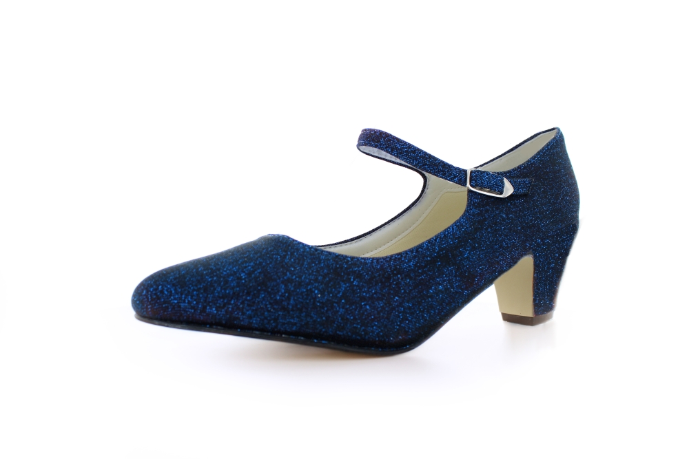 Glitter Pumps Victoria magic blue