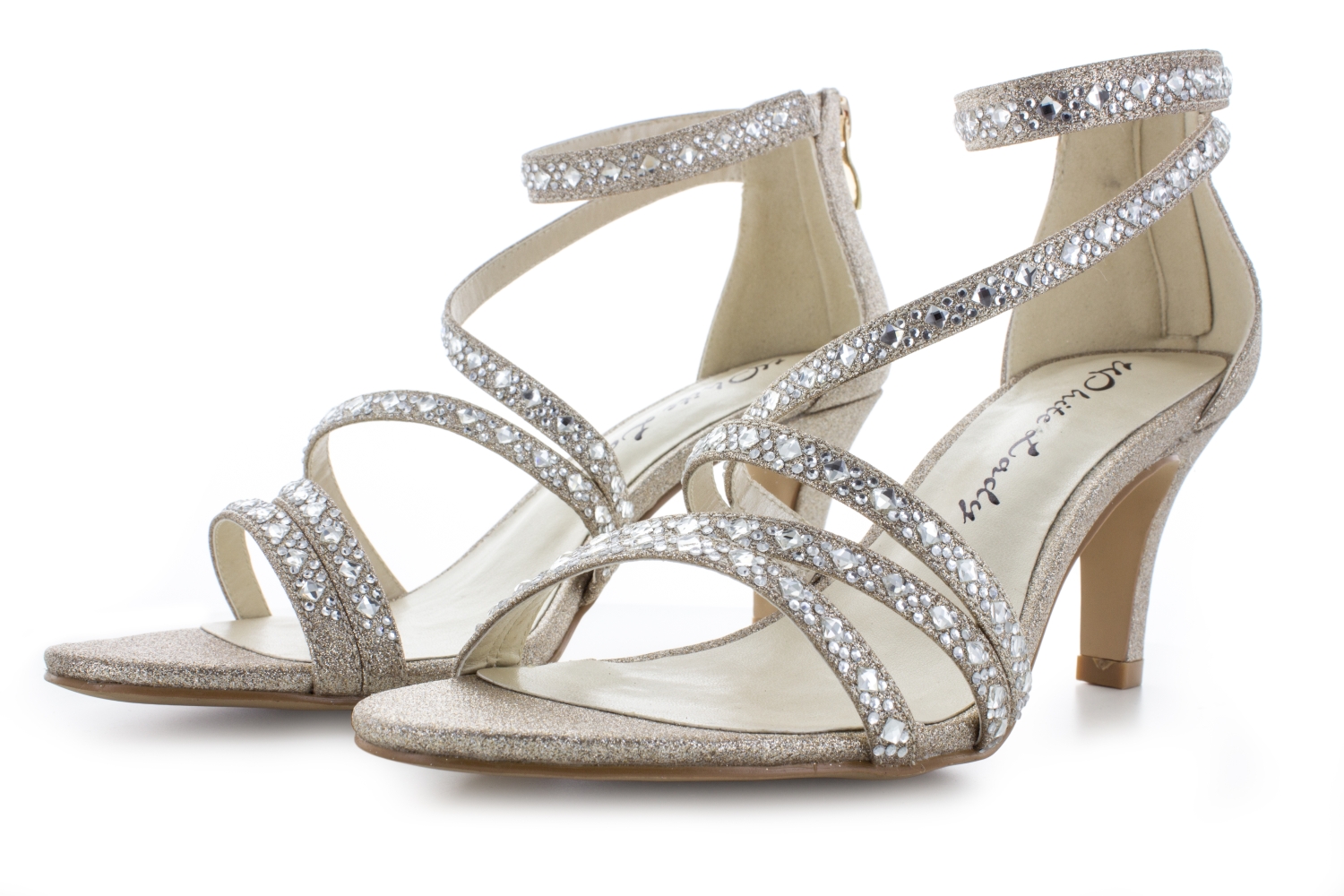 Sandalette Grace champagner-Glitter