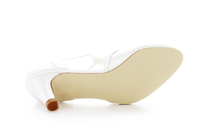 Perlen Brautschuhe Letty ivory Satin