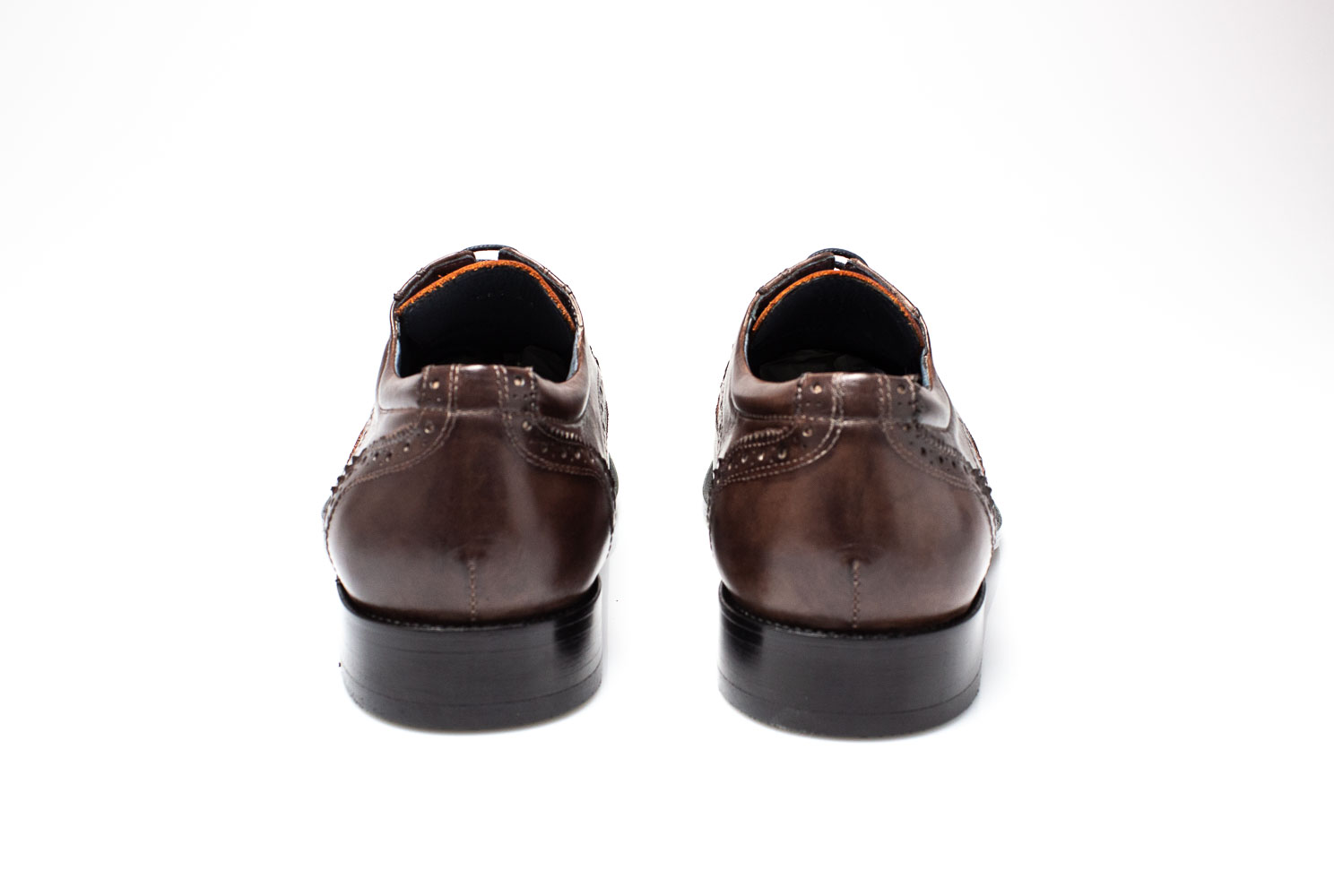 Patina Herrenschuhe Budapester marone-oceano