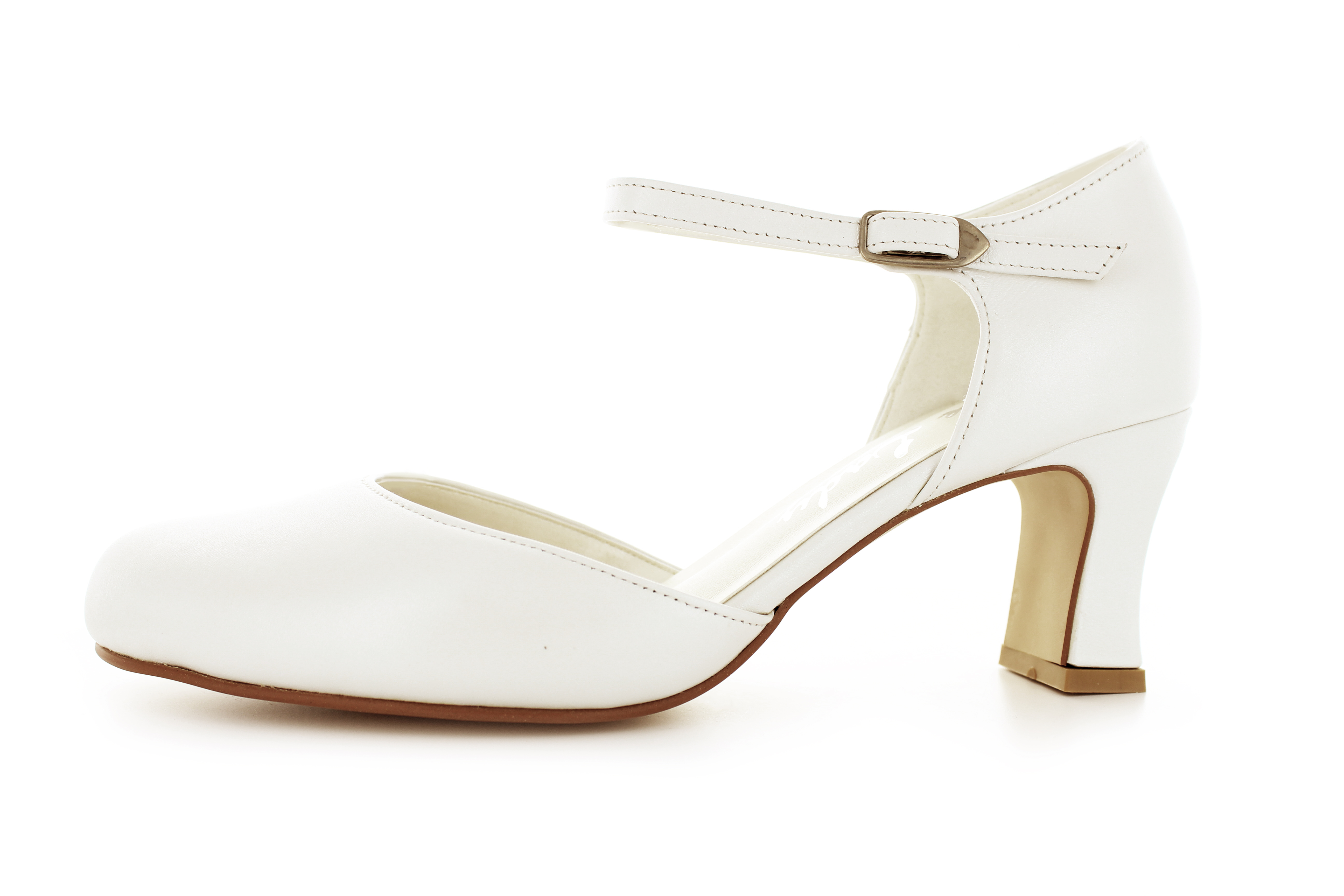 Brautschuhe Olivia offwhite Leder