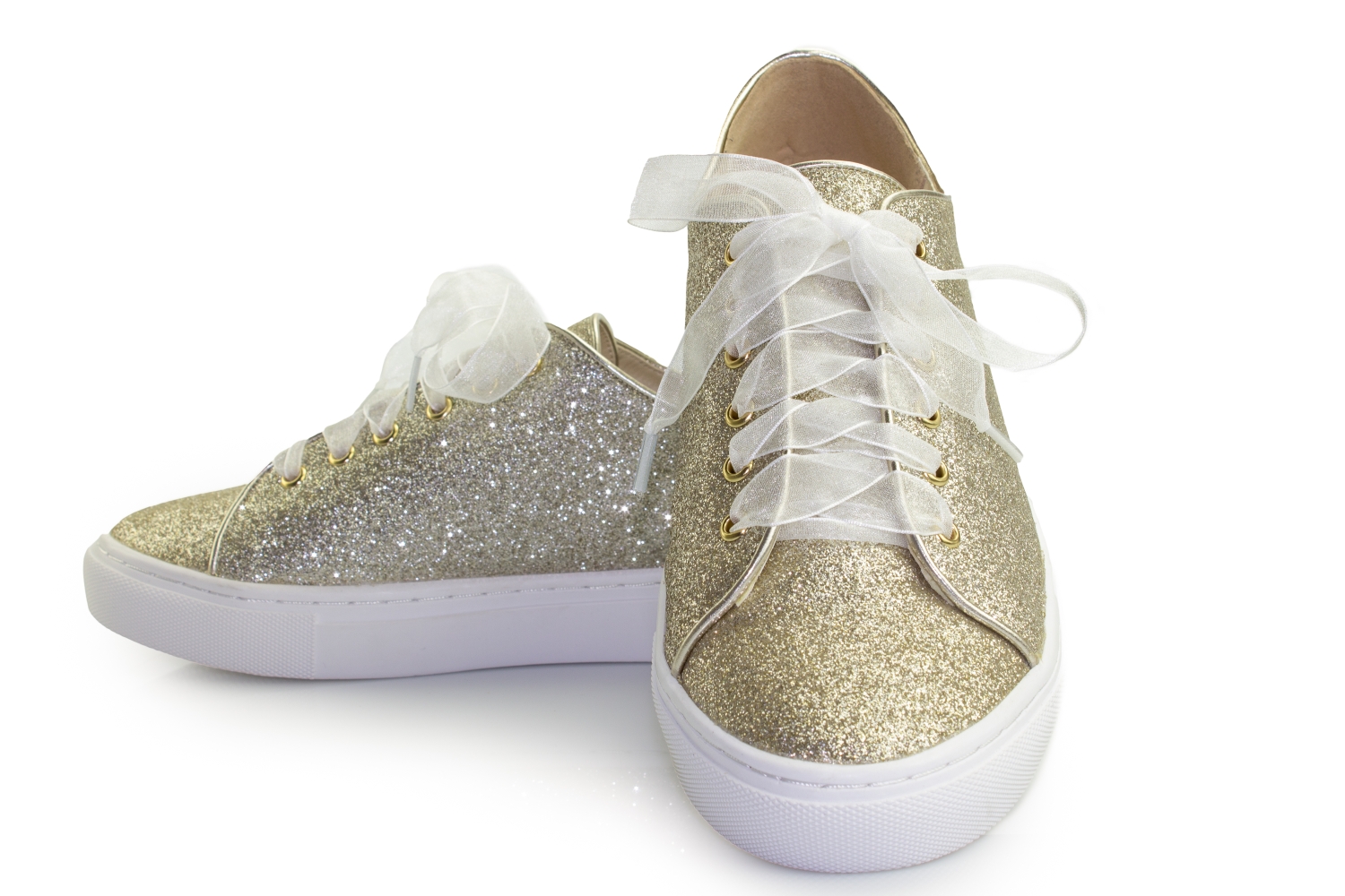 Brautsneaker Sneaky champagner-glitter